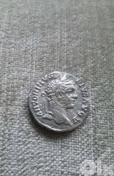 Ancient Roman Silver Coin Denarius Silver Emperor Domitian year 81 AD