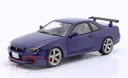 Nissan Skyline GT-R (R34) 1999 diecast car model 1;18