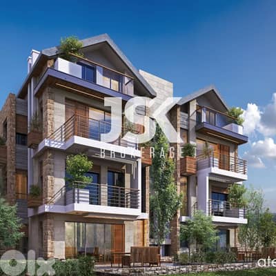 L18037- Under-Construction Triplex Chalet For Sale In Laqlouq With Ins