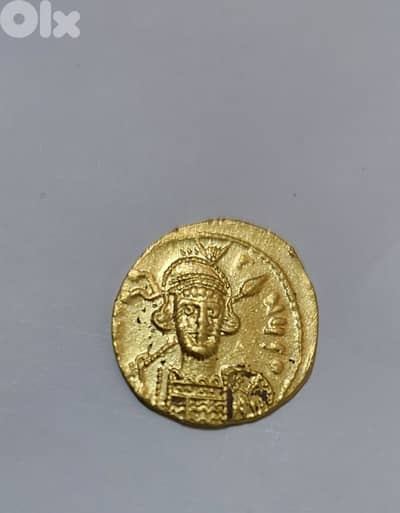 Ancient BYZANTINE Gold Coin emperor Constantine IV Pogonatus 674 AD
