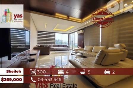 Sheileh 300m2 Duplex + 450m2 Garden | High-End | Panoramic View |