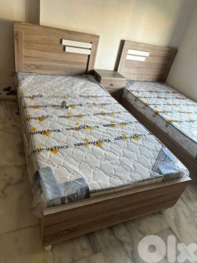 تخت مفرد عرض 100 مغ فرشة