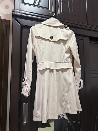 Used Turkish Elegant Beige Trench Coat