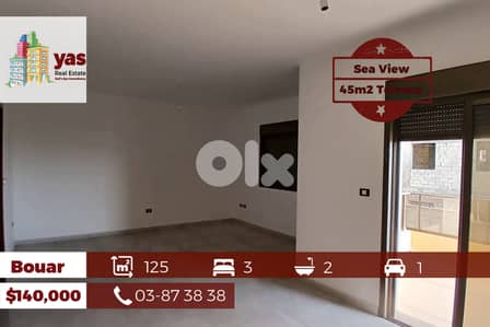 Bouar 125m2 | 45m2 Terrace | Brand New | Private Street | ABA