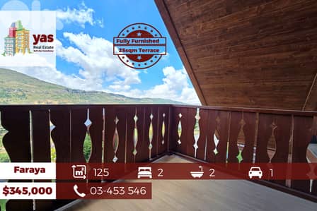Faraya 125m2 | 25m2 Terrace | Luxury duplex | Furnished | View | DA |