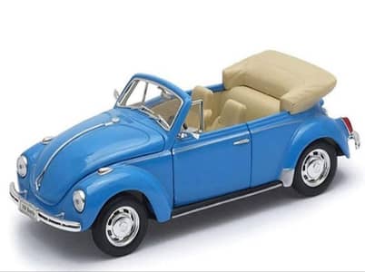 Volkswagen Beetle Cabriolet diecast car model 1;24.