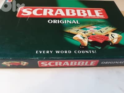 Scrabble original by Mattel