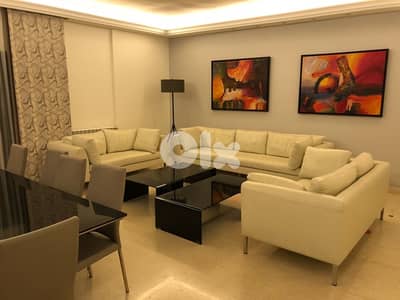Leather living room