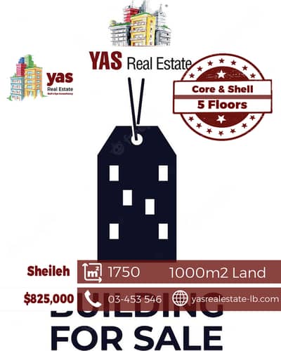 Sheileh 1750m2 | 5 Floors Building | Core & Shell | Prime Location |BA