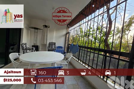 Ajaltoun 160m2 | 40m2 Terrace | Well Maintained | DA |