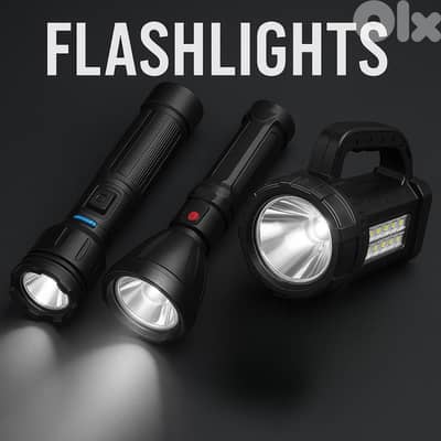 25W Super Bright Rechargeable LED Flashlight - مصباح يدوي