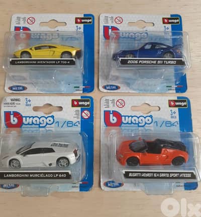 Bburago diecast car model 1;64.
