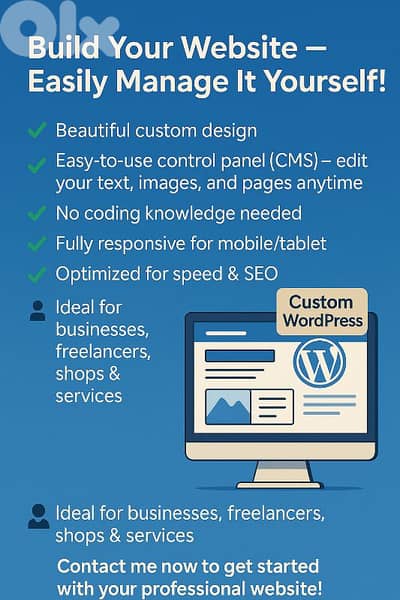 Build Your Website — Easily Manage It Yourself!