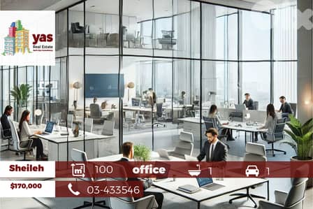 Sheileh 100m2 | Office | New | Main Highway | Upgrated | BA |