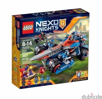 LEGO (damaged box)Nexo Knights Clay's Rumble Blade Kit (367 Piece)