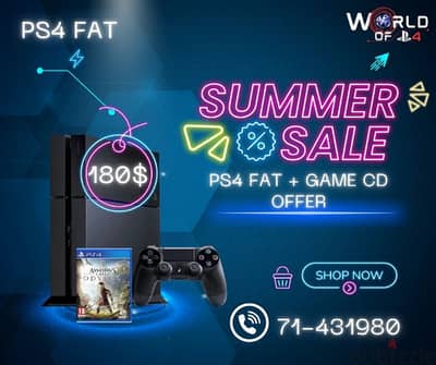 ps4 fat with warranty