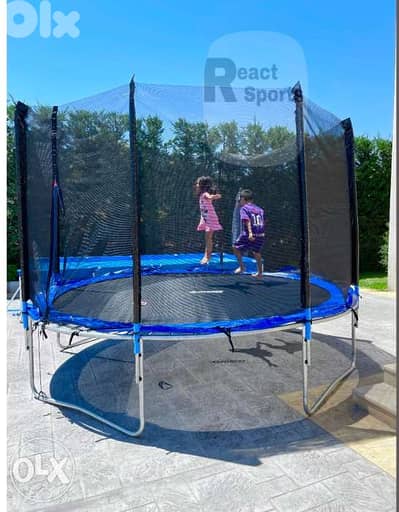 trampoline 12 feet with safety