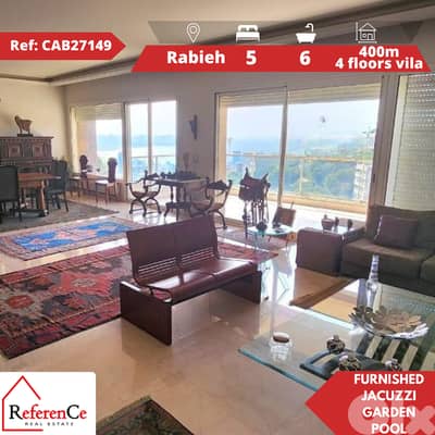 Unique Villa Residence in Rabieh شقة خاصة مميزة في الرابية
