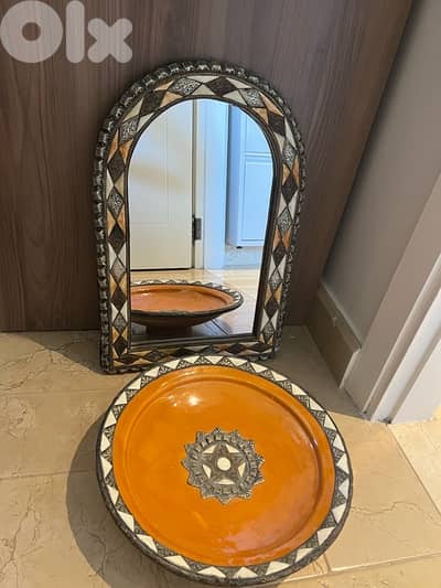 miroir et plateau (maroc)