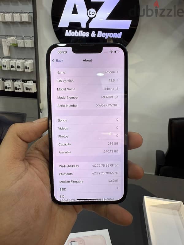 IPHONE 13 256GB OPEN BOX 5
