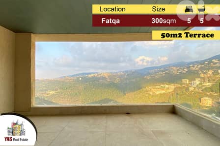 Fatqa 300m2 | 50m2 Terrace | Mountain View | Calm Area | Luxury |RA/IV