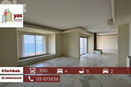 Kfarhbab 350m2 | Rent | Prime Location| Well Lighted | Sea View | CL |