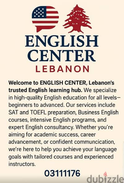 English courses and preparations