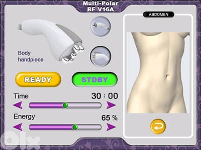 Body & Face Slimming Contouring Skin Tighten Machine - Ultrasonic RF