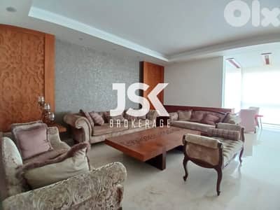L18425-Fully Furnished Spacious & Decorated Apartment For Rent In Bsal