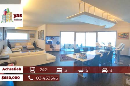 Achrafieh 242m2 | Luxury Decorated | Excellent condition | PA |