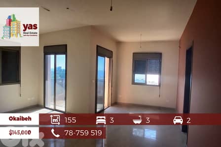 Okaibeh 155m2 | Brand New | Calm area | Pool | Sea View | Catch | ABA