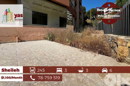 Sheileh 245m2 | 190m2 Terrace | Private Entrance | Brand New | KS/JA