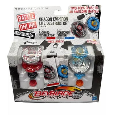 Original GENUINE Hasbro Beyblade Metal Fury 2012