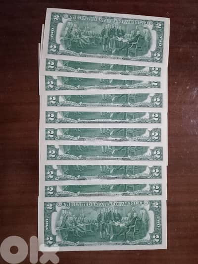 2$ 2017 unc 1 piece 6$