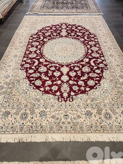Naiin Jandaki Laki ( ajami handknotted carpet)  NEW