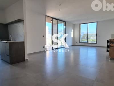 L18469-Spacious Apartment With A Big Garden For Sale in Jeita
