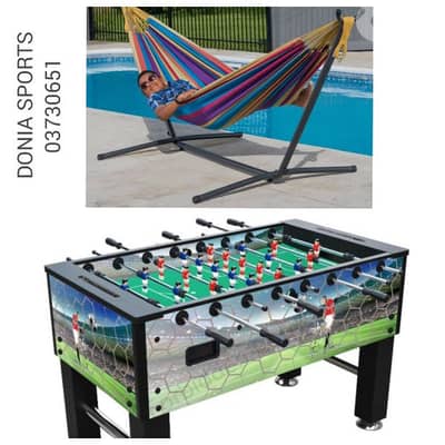 only 300$ for 2 items (hammock + babyfoot)