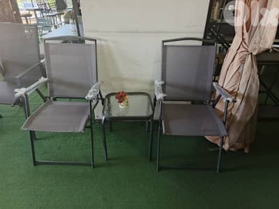 كريستين  ستيل كسر مع طاولة Chairs steel with table