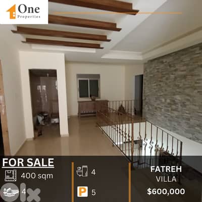 VILLA FOR SALE IN FATREH