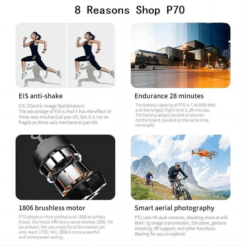 Pihot P70 Smart Drone 11