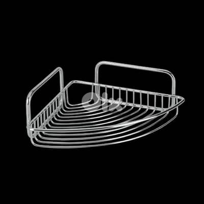 corner shelf chrome Mallorca 20x20cm