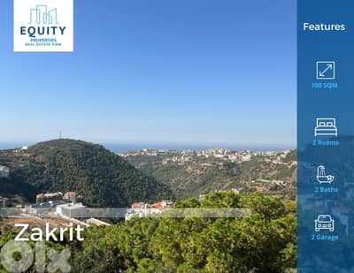 100 SQM Apartment For Sale In Zakrit Mazraat Yachouh #CK181646
