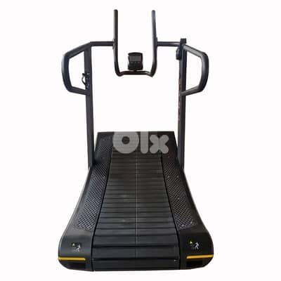 curved treadmill used like new