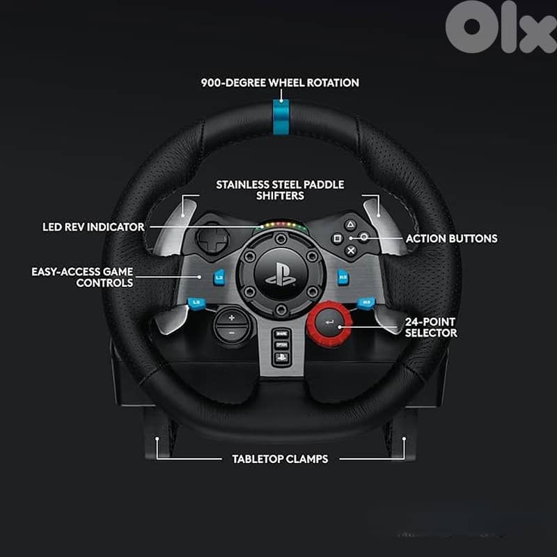 LOGITECH G29 DRIVING FORCE FULL KIT 3