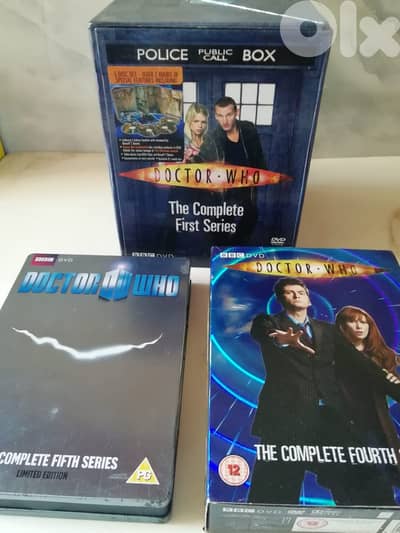 Doctor Who series seasons 1-3-4-5