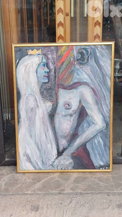 لوحة رسم زيتي اوروبية