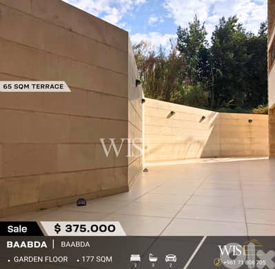 177 SQM Garden Floor Apartment for SALE – Baabda!
