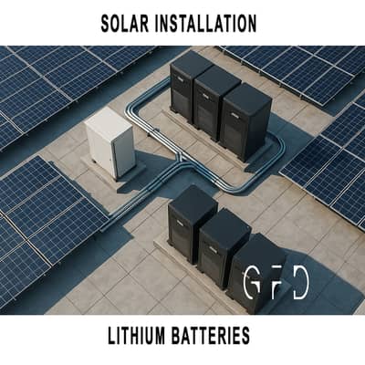 Scalable Lithium Battery Installations with Advanced Solar Integration