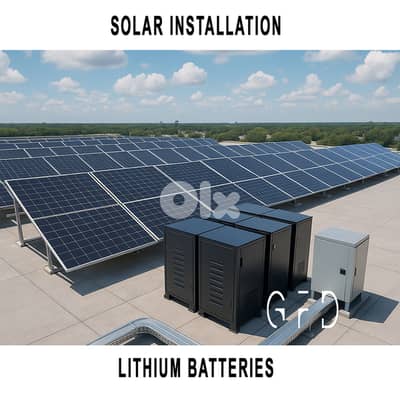 Reliable Commercial Solar Installations with Lithium Battery Backup