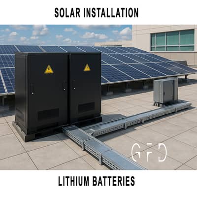 Rooftop Solar Installations with Lithium Battery System Integration